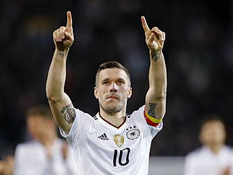 Podolski winner against Englan...